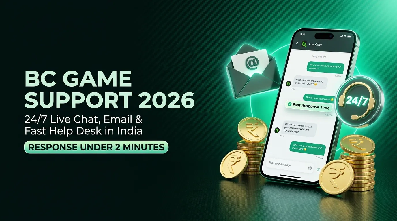 BC Game Support Contacts India 2026 – 24/7 Live Chat, Email & Help Desk